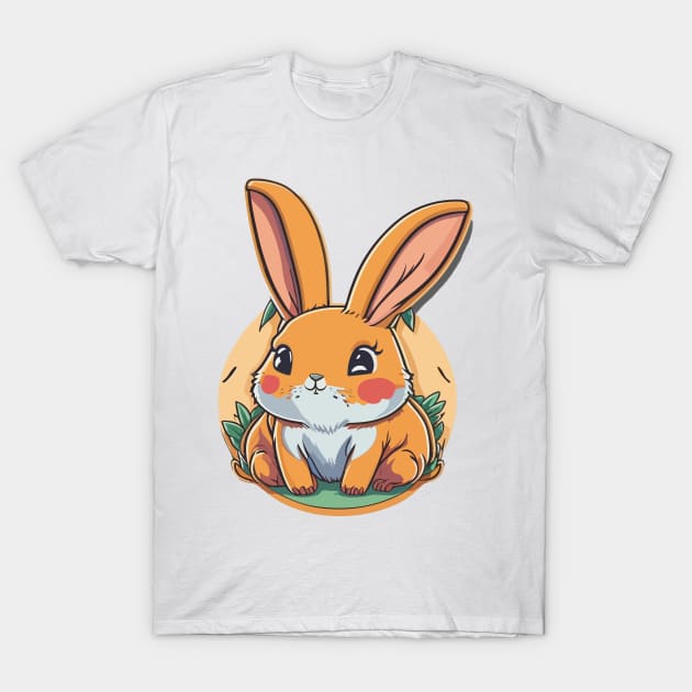 Bunny Portrait T-Shirt by SpriteGuy95